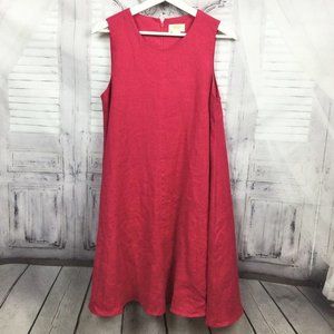 Maeve for Anthropologie Pink Sleeveless Shift Dress